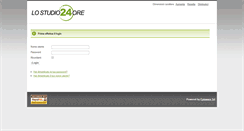 Desktop Screenshot of lostudio24ore.com
